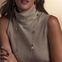 Collana Aquaforte Donna Caramelle Ovali in Argento H4184896 - H4184896